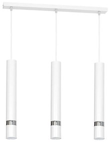 Пендел на кабел JOKER 3xGU10/25W/230V бял/лъскав хром