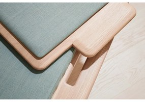 Светлозелена вълнена пейка Elba - Hammel Furniture