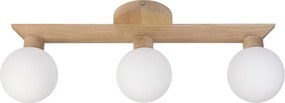 Плафонен полилей ANTONIO 3xG9/5W/230V дъб/бял
