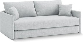 Светлосив шенилов сгъваем диван 209 cm Shannon – Cosmopolitan Design