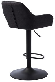 Тъмносив бар стол с регулируема височина Nolan – Unique Furniture