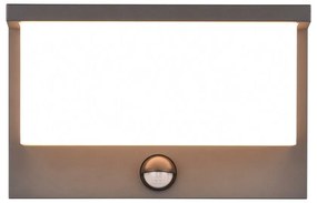 Външно осветително тяло със сензор за движение (височина 15 cm) Nestos – Trio