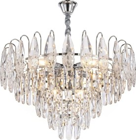 Кристална висяща лампа SWE079-CP 50cm Chrom