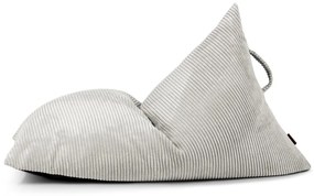 Кремав детски пуф от рипсено кадифе Razzy – SLOWDOWN