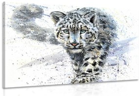 Картина на платно – Рисуван леопард