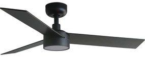 FARO 34296WT-1TW - LED Димируем вентилатор RUDDER S LED/18W/230V черен Ø 106 см WT + д.у.