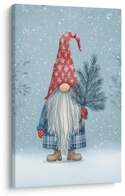 Картина на платно – Коледна магия с джудже