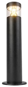Модерна лампа за външен монтаж черна 40 см IP44 с LED - Roxy