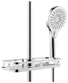 WENKO 25490100 - Полица LIBERTÀ 28,5x11,5 cm, хром с гланцов завършек