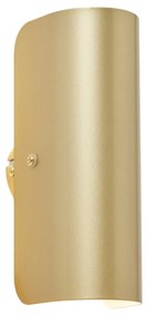 Модерна стенна лампа златна 2 светлини - Gotthard