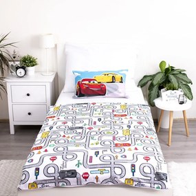 Памучно детско спално бельо за детско креватче 100x135 cm Cars – Jerry Fabrics