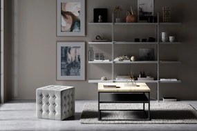 Пуф Wisdom-светло сиво