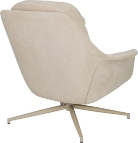 Бежово въртящо се кресло Philly – Zuiver