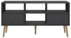 ТВ масичка в антрацит 117x61 cm Bodo - Tvilum