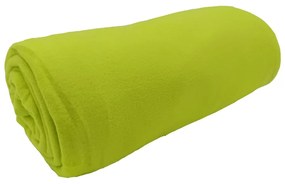 Светлозелено одеяло от флийс 150x200 cm Plain – JAHU collections