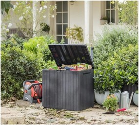 Сива градинска кутия за съхранение City – Keter