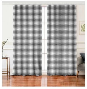 Бели/сиви пердета в комплект 2 бр. 140x260 cm – Mila Home