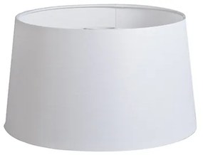 Ленен абажур бял кръгъл конусовиден 35/30/20