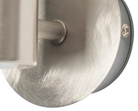 Модерна стенна лампа стомана IP44 - Cederic Up