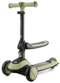 KINDERKRAFT - Детски скутер 2в1 HALLEY Grassland