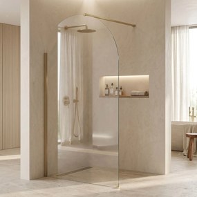 Параван за душ Rea Sky Heaven Brush Gold 120
