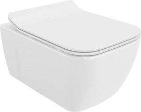 Mexen Margo WC чиния Rimless с бавно падаща седалка slim, дуропласт, бял гланц