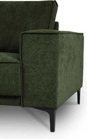 Зелен шенилов ъглов диван (ляв ъгъл) Copenhagen – Scandic