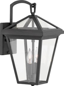 Quintiesse QN-ALFORD-PLACE2-S-MB - Външна стенна лампа ALFORD S 2xE14/40W/230V IP44