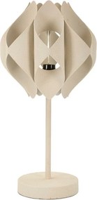 Бежова настолна лампа с метален абажур (височина 57 cm) Space – Mauro Ferretti