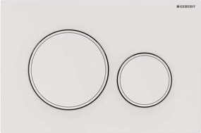 Geberit 115.882.01.1 - Бутон за промиване Sigma20 24,6x16,4 см бял