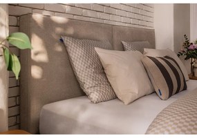 Боксспринг легло в кафяво-сив цвят с място за съхранение 180x200 cm Elva Bold – Bonami Selection