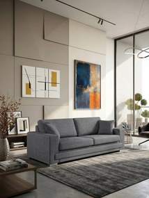 Диван Matrix Триместен-210φ 90β εκ.-Γκρι