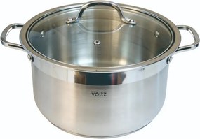Дълбока тенджера Oliver Voltz OV51211D28, 13.5 л, 28х22 см, Дебело дъно, Индукция, Инокс