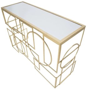 Конзолна маса в златисто 41x120 cm Marie - Mauro Ferretti