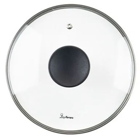 Тенджера Luigi Ferrero Prima FR-2244, 22x9.5 см, 3.1 л, Незалепващо покритие, Стъклен капак с отвор за пара, Индукция, Тъмносин