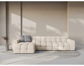 Бежов ъглов диван (ляв ъгъл) Kendal – Micadoni