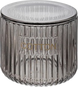Контейнер за памук 5five Glass, Сив