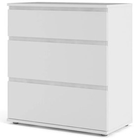 Бял нисък скрин 77x84 cm Nova – Tvilum