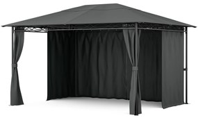 Blumfeldt Mondo 3x4 беседка с метална рамка и 4 странични стени