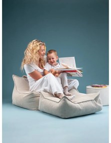 Кремав детски пуф от рипсено кадифе Chair – Wigiwama