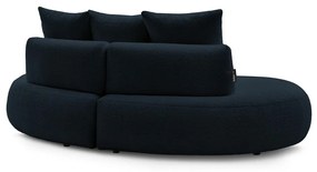 Тъмносин диван от плат букле 260 cm Saint-Germain - Bobochic Paris