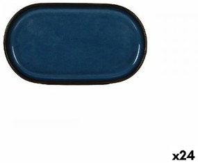 Поднос за аперитиви La Mediterránea Chester Син Овал 13 x 8 x 4 cm (24 броя)