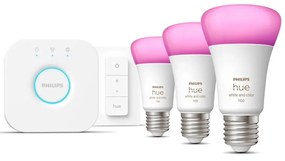 Smart стартов пакет 5 бр. E27, 11 W White and color ambiance – Philips Hue