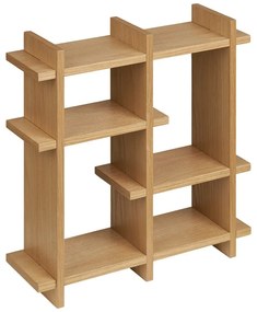 На няколко нива стенен рафт от декор от дъб в естествен цвят 40 cm Olsberg – House Nordic