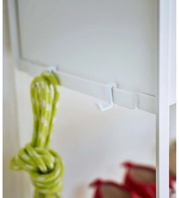 Бяла метална стойка за детски обувки 74,5x74,5x22 cm Tower – YAMAZAKI