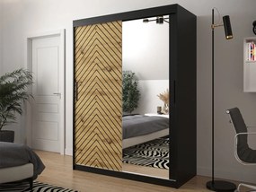 Плъзгащ се гардероб Jodelka с Огледало-Mauro-Artisan-Дължина: 150 cm