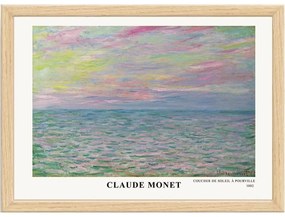 Плакат в рамка 45x35 cm Claude Monet - Wallity