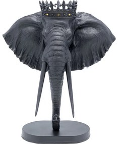 Арт.53540 Деко фигура Elephant Royal Black 57cm