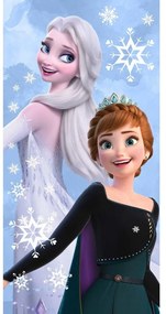 Памучна детска кърпа 70x140 cm Frozen "Sisters" – Jerry Fabrics