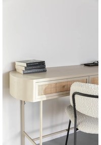 Бежова конзолна маса 40x120 cm Amaya – White Label